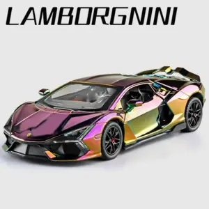 Lamborghini Revuelto Red and Black Diecast Model 14 Sc779665390ad48e9b624d7e1ee3791c2g