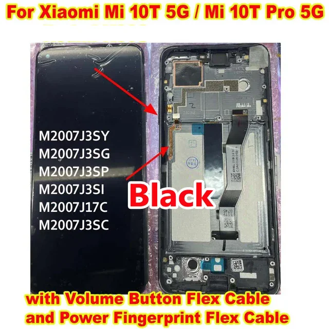 LCD Touch Screen Assembly for Xiaomi Mi 10T Pro 3 LCD Touch Screen Assembly for Xiaomi Mi 10T Pro - Image 3