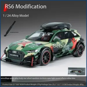 1/24 Scale Diecast Modified RS6 Car Model 8 Sc7c3e4d2444f4e92be0902a78277c8fbz