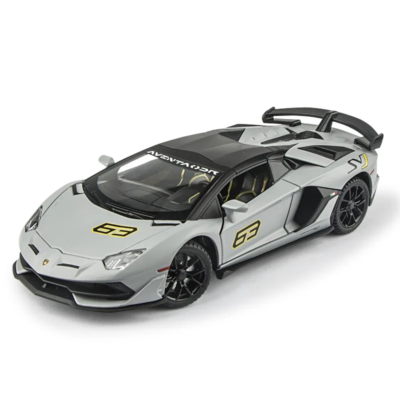 1:24 Scale Lamborghini Aventador SVJ Diecast Model 2 1:24 Scale Lamborghini Aventador SVJ Diecast Model - Image 2