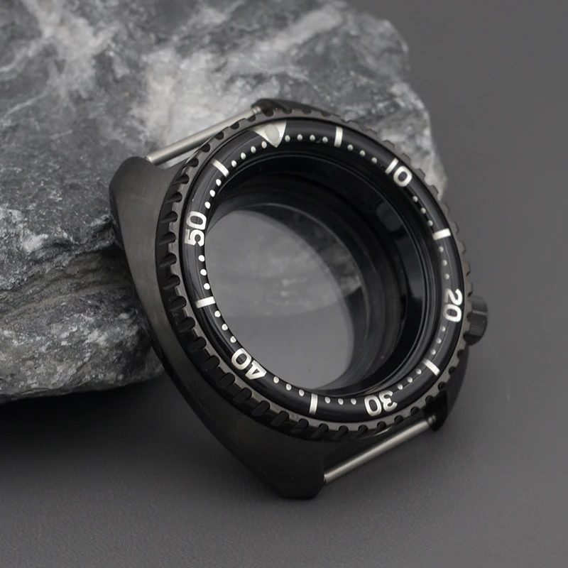 Black 6105 6309 Turtle Abalone Watch Case 14 Black 6105 6309 Turtle Abalone Watch Case - Image 14