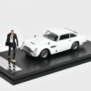 DB5 Diecast Model Car 1:64 Scale Black 15 Sc92c271b302b4840ace276105c55a4ebj