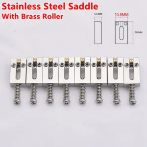 Premium Electric Guitar Bridge with Saddles 50 Sc9416f1f436848a38d571ad81df8a35cN