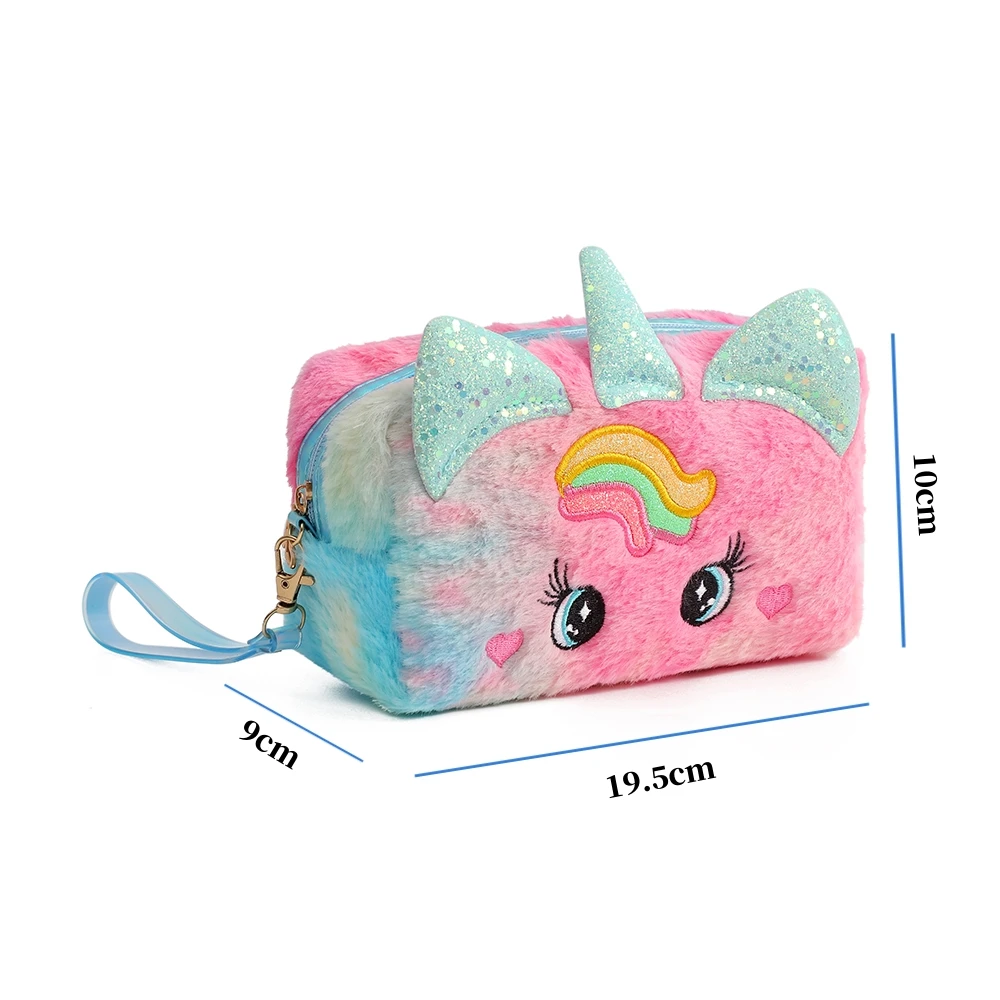 Large Capacity Plush Pencil Bag TY91 5 Large Capacity Plush Pencil Bag TY91 - Image 5