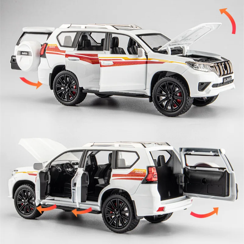 1/24 Toyota Land Cruiser Prado Diecast Model 3 1/24 Toyota Land Cruiser Prado Diecast Model - Image 3
