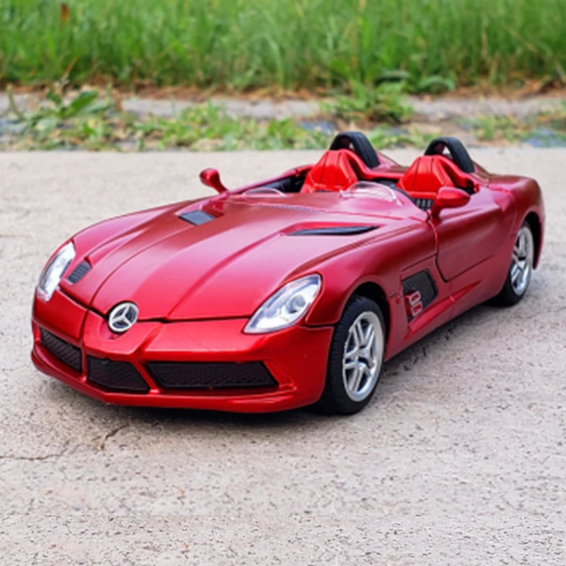 1:32 Scale Red SLR Roadster Convertible Model 9 1:32 Scale Red SLR Roadster Convertible Model - Image 9