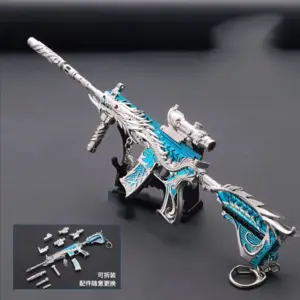 M416 PUBG Toy Gun Keychain 21CM Metal Model 14 Scb14e5683d47478baf245075fd71e94fY
