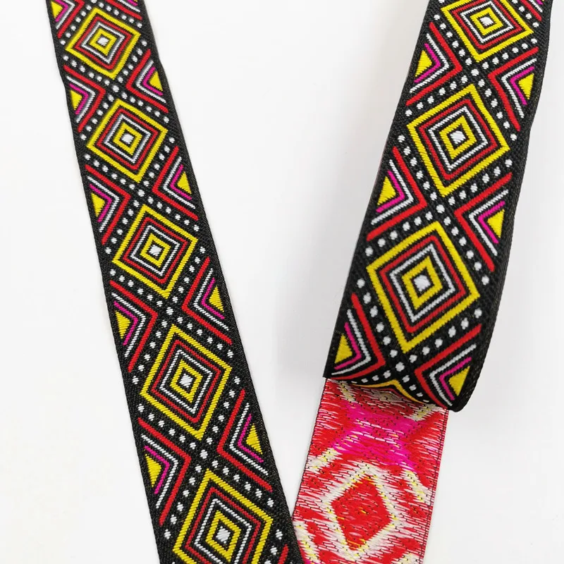 Vintage Ethnic Embroidery Ribbon 33mm 7 Meters 9 Vintage Ethnic Embroidery Ribbon 33mm 7 Meters - Image 9