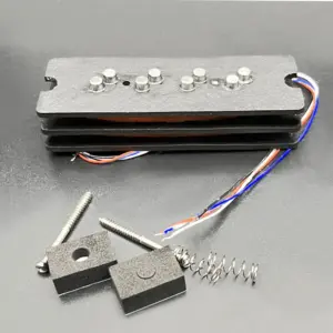 Alnico 5 Stacked Humbucker Pickup for Bass 10 Scb6bdb4da83f43ab977bd69a1510ade3b