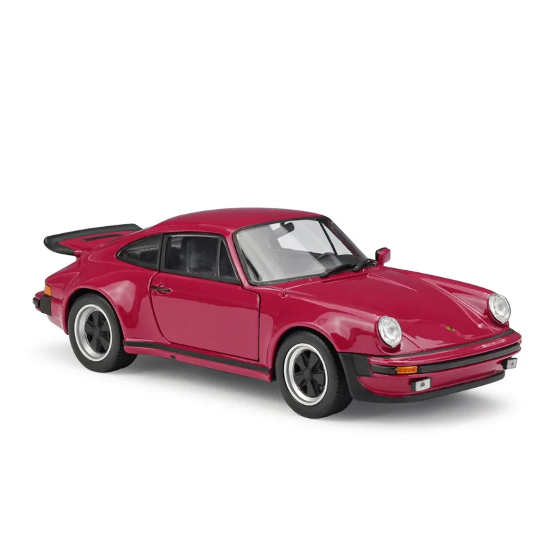 WELLY 1:24 Scale Silver 1974 Porsche 911 Turbo 6 WELLY 1:24 Scale Silver 1974 Porsche 911 Turbo - Image 6