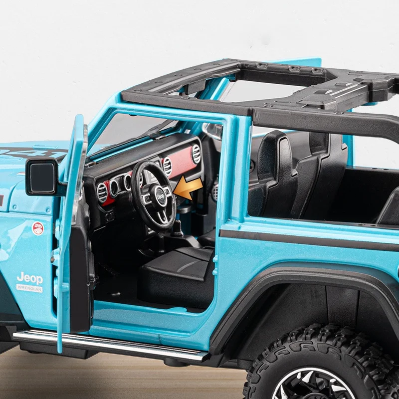 Wrangler Rubicon 1:24 Scale Diecast Model 5 Wrangler Rubicon 1:24 Scale Diecast Model - Image 5