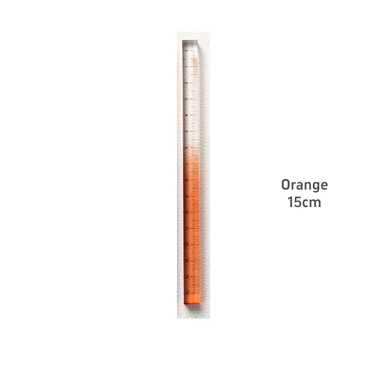 15cm Colorful Clear Acrylic Straight Ruler 15 15cm Colorful Clear Acrylic Straight Ruler - Image 15