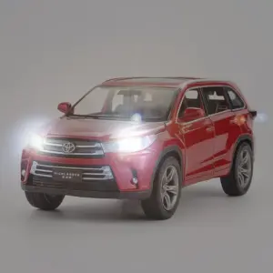 1:32 Scale White Toyota Highlander Diecast Model 12 Scd34b0d5428e49218834344179299340D