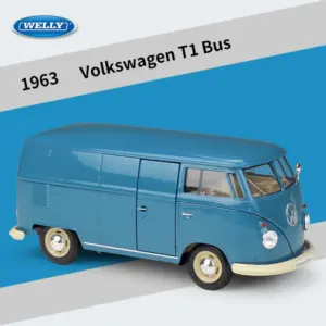 WELLY 1:24 Diecast 1963 Volkswagen T1 Bus 17 Scd44ff6823ff4cd495ba99dcdf2476b1R