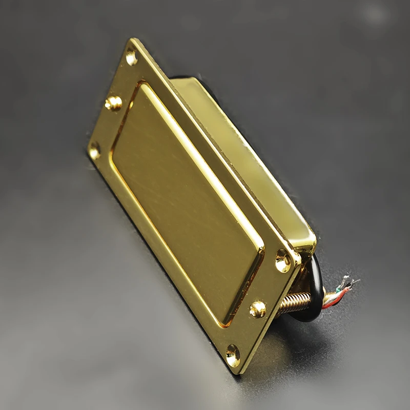 Brass Cover Humbucker Pickup for 6 String Guitars 4 Brass Cover Humbucker Pickup for 6 String Guitars - Image 4