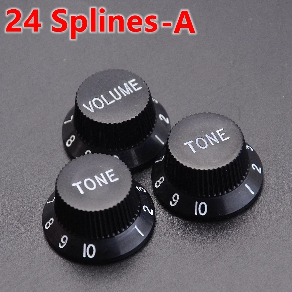 Stratocaster Control Knob Set - 18/24 Spline 22 Stratocaster Control Knob Set - 18/24 Spline - Image 22