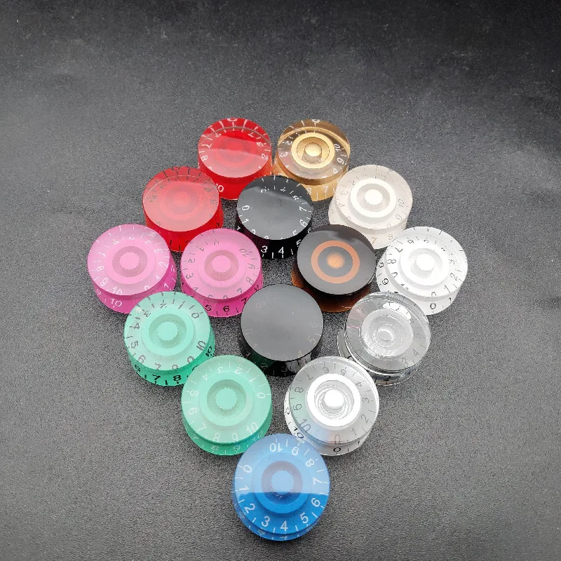Colorful Acrylic Guitar Knobs Set of 12 23 Colorful Acrylic Guitar Knobs Set of 12 - Image 23