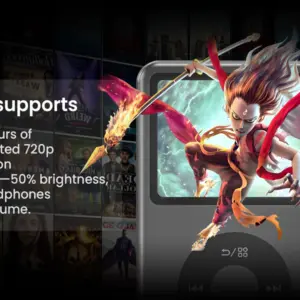 INNIOASIS 128GB Silver MP3 Player with Bluetooth 32 Scf99f562c74242568d14e94c515690b5p