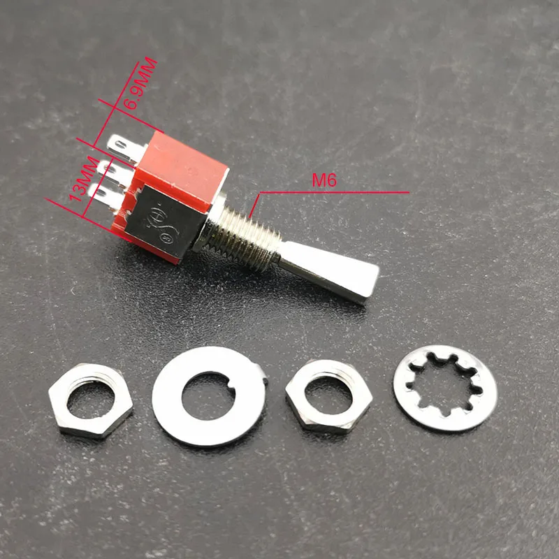 Set of 6 Mini Toggle Switches for Guitar 5 Set of 6 Mini Toggle Switches for Guitar - Image 5