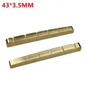 Solid Brass Guitar Nut for ST TL Models 42-43mm 14 Sd04e4e6cdef9480e8e28c1f8f80e8457n