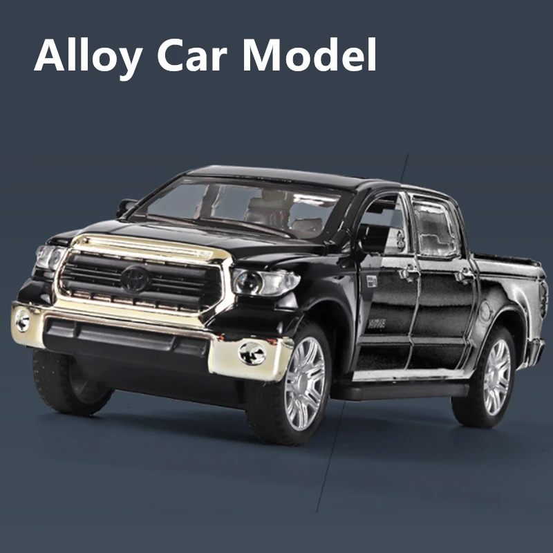 1:32 Scale Black Toyota Tundra Diecast Model 2 1:32 Scale Black Toyota Tundra Diecast Model - Image 2
