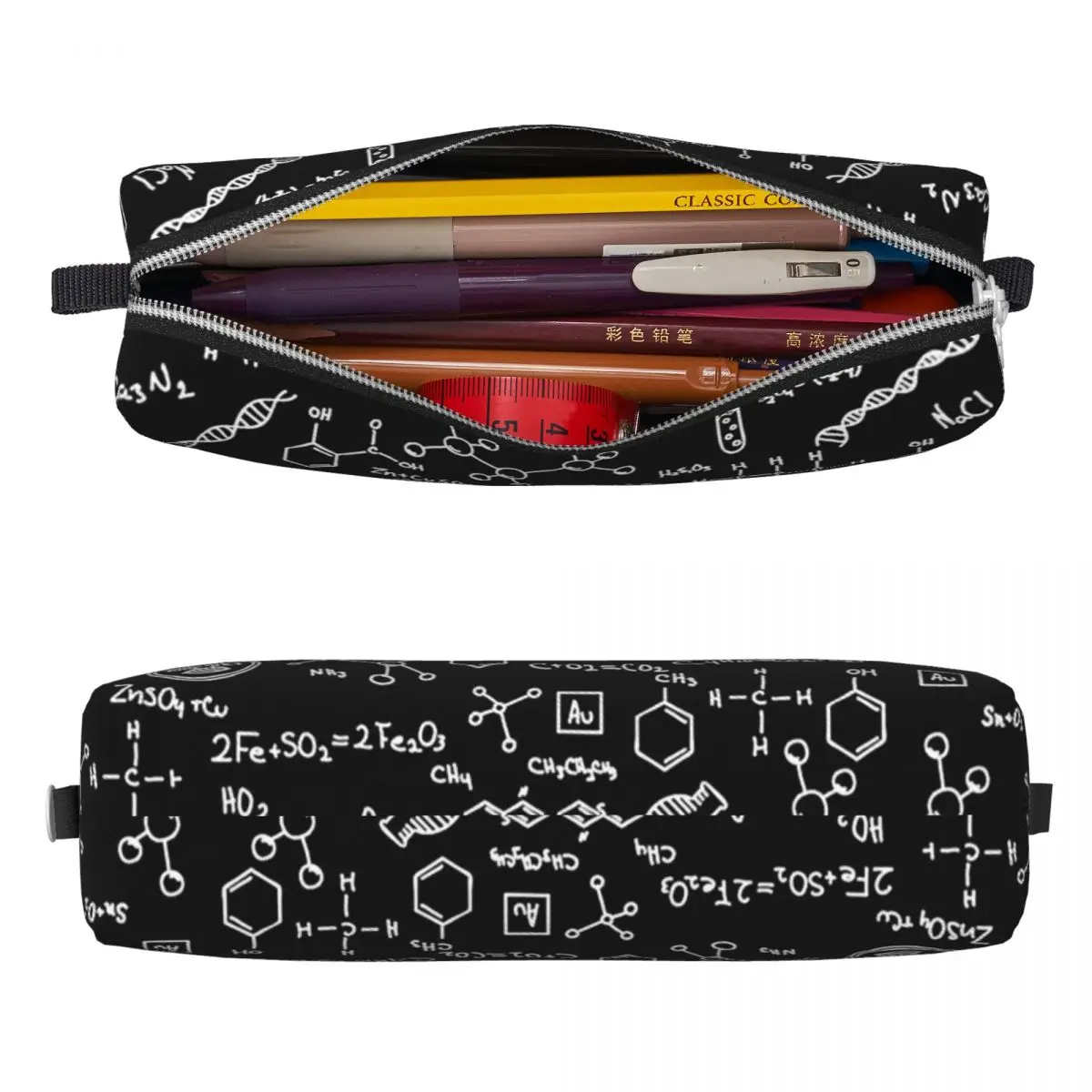 Science Chemistry Pattern Pencil Case 2 Science Chemistry Pattern Pencil Case - Image 2