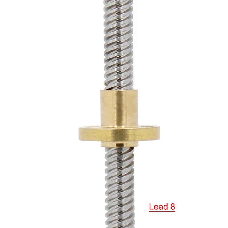 T8 Lead Screw Set 2pcs 8mm/2mm Pitch 2mm 6 T8 Lead Screw Set 2pcs 8mm/2mm Pitch 2mm - Image 6