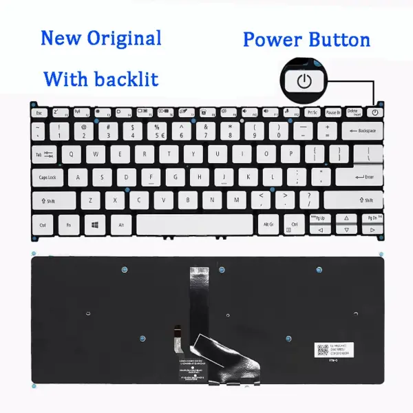 Original Laptop Keyboard for Acer N19C4 N19H4 SF314 - Image 7
