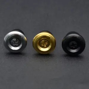 50 Metal Mushroom Head Guitar Strap Buttons 12 Sd1e866e0f8114b4d955fd651e75850e9e