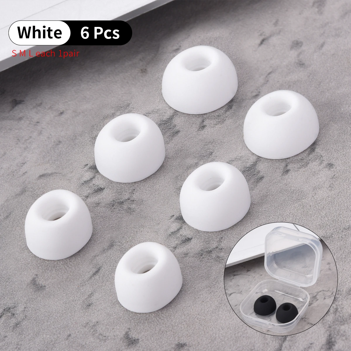 Silicone Ear Tips Set for Oneplus Buds Pro & OPPO Enco X2 7 Silicone Ear Tips Set for Oneplus Buds Pro & OPPO Enco X2 - Image 7