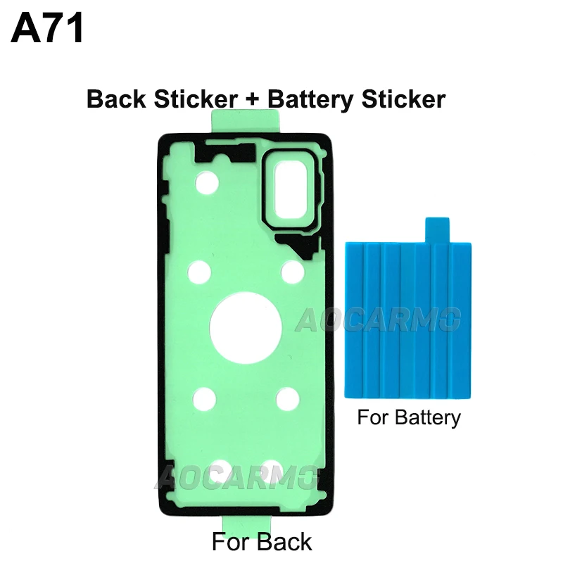 Samsung Galaxy A51 A71 Back Cover & Stickers 5 Samsung Galaxy A51 A71 Back Cover & Stickers - Image 5