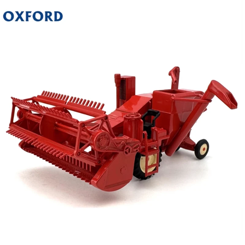 OXFORD 1:76 Scale Red Diecast Farm Harvester 6 OXFORD 1:76 Scale Red Diecast Farm Harvester - Image 6