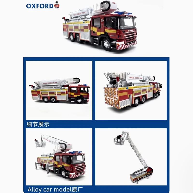 OXFORD Diecast 1:76 Fire Truck Model 76SAL005 3 OXFORD Diecast 1:76 Fire Truck Model 76SAL005 - Image 3