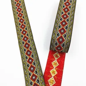 Vintage Ethnic Embroidery Ribbon 33mm 7 Meters 86 Sd30be4e89abd40a8a4bd26363b5b64d3W