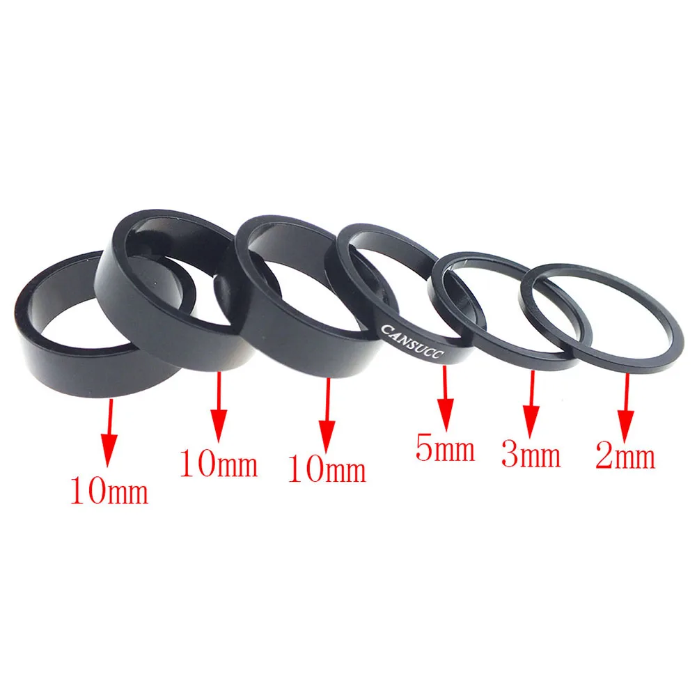 Aluminum Bike Headset Washer Set - 6 Pieces 6 Aluminum Bike Headset Washer Set - 6 Pieces - Image 6