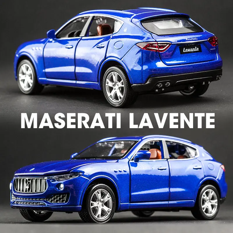 1:32 Maserati Levante SUV Diecast Model Blue 4 1:32 Maserati Levante SUV Diecast Model Blue - Image 4