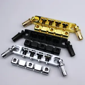 High Mass 4-String Bass Bridge Black Finish 6 Sd39620ece0904871b06c74ef00bd81d8X 1