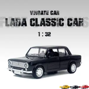 1:32 Scale Black LADA Vintage Car Model 8 Sd3c3fcb6ce0944f789e4b81f3cbf6654g 2