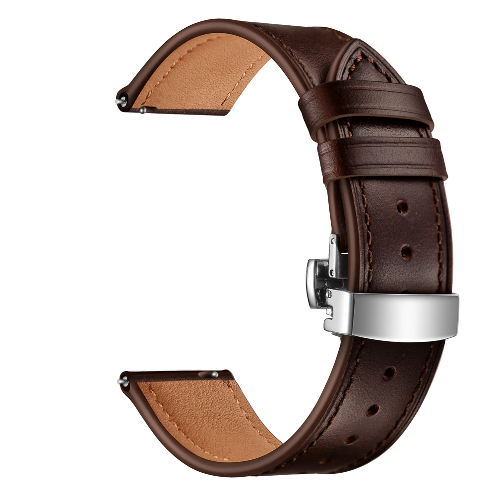 Genuine Cow Leather Watchband for Smartwatches 14 Genuine Cow Leather Watchband for Smartwatches - Image 14