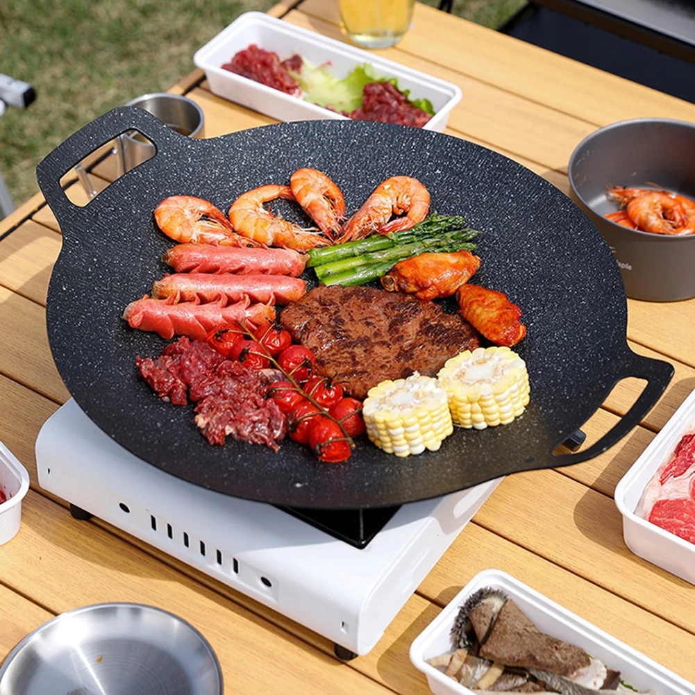 Portable Aluminum Grilling Pan for Outdoor Cooking 4 Portable Aluminum Grilling Pan for Outdoor Cooking - Image 4