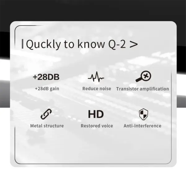TEYUN Q2 Dynamic Microphone Preamplifier - Image 6