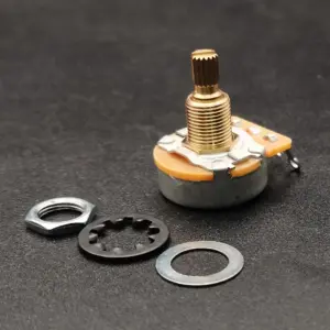 20 Pure Brass Shaft Guitar Potentiometers Set 12 Sd45b1ea26cd94742bc83dfacf44a23bak