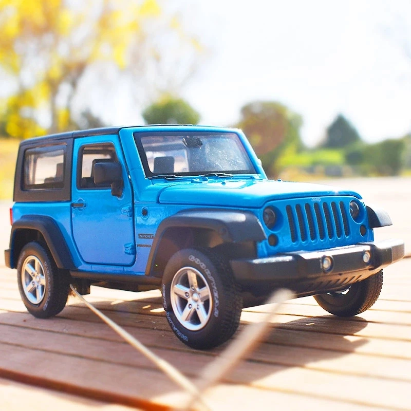1:32 Scale Jeep Wrangler Rubicon Model Car 2 1:32 Scale Jeep Wrangler Rubicon Model Car - Image 2