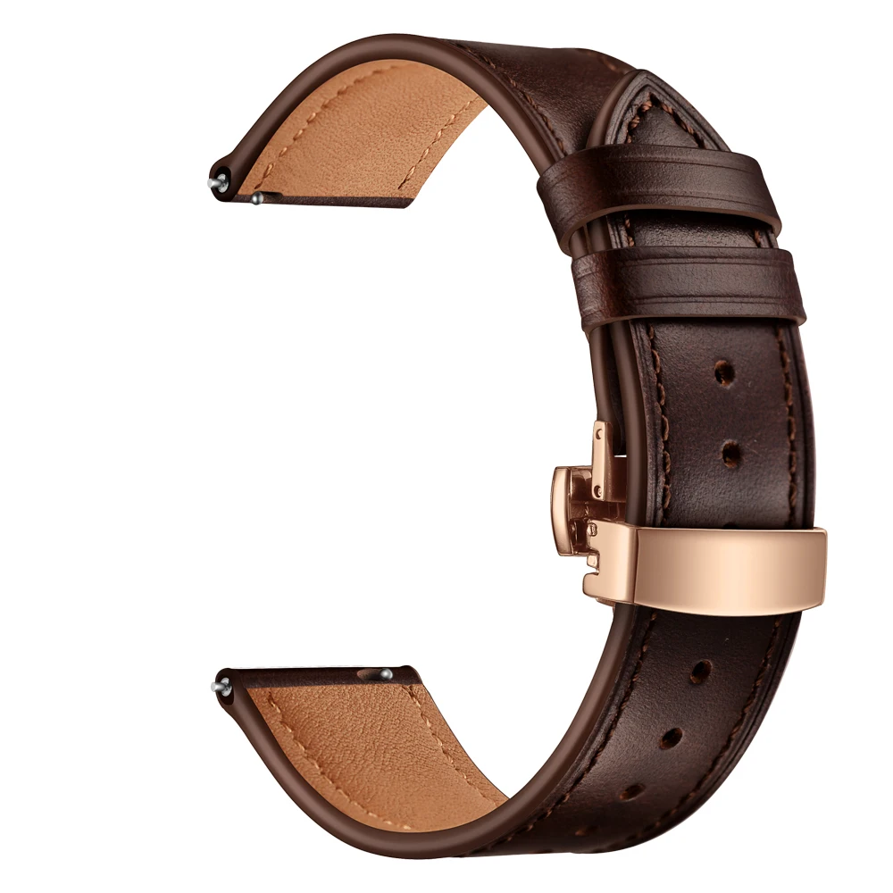 Genuine Cow Leather Watchband for Smartwatches 18 Genuine Cow Leather Watchband for Smartwatches - Image 18