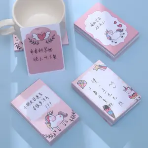 Rainbow Unicorn Memo Pad with 50 Sheets 26 Sd4bfded07d86467386db6d2b8dfb0850E