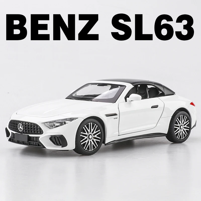 Benz SL63 AMG 1:24 Scale Diecast Model 7 Benz SL63 AMG 1:24 Scale Diecast Model - Image 7