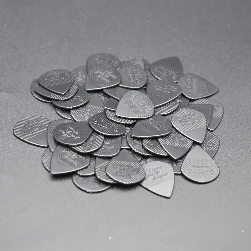 100 Premium Guitar Picks in Black and Orange 5 100 Premium Guitar Picks in Black and Orange - Image 5