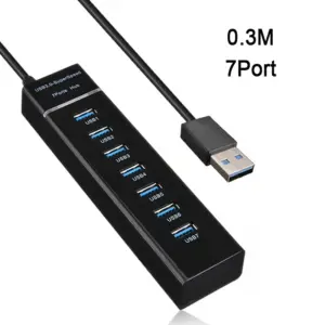 USB 3.0 Hub with 7 High-Speed Ports 16 Sd65b5d13dcac429582dfd8f69e50fc605