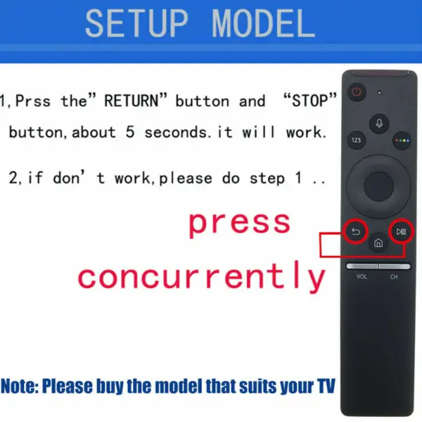 Samsung Bluetooth Voice Remote Control BN59-01266A - Image 6