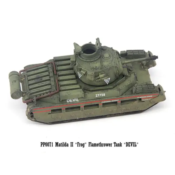 1/72 Scale Matilda 2 Flamethrower Tank Model - Image 5